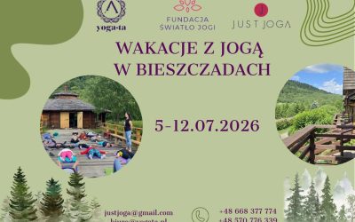 Wakacje z jogą w Bieszczadach 5-12 lipca 2026